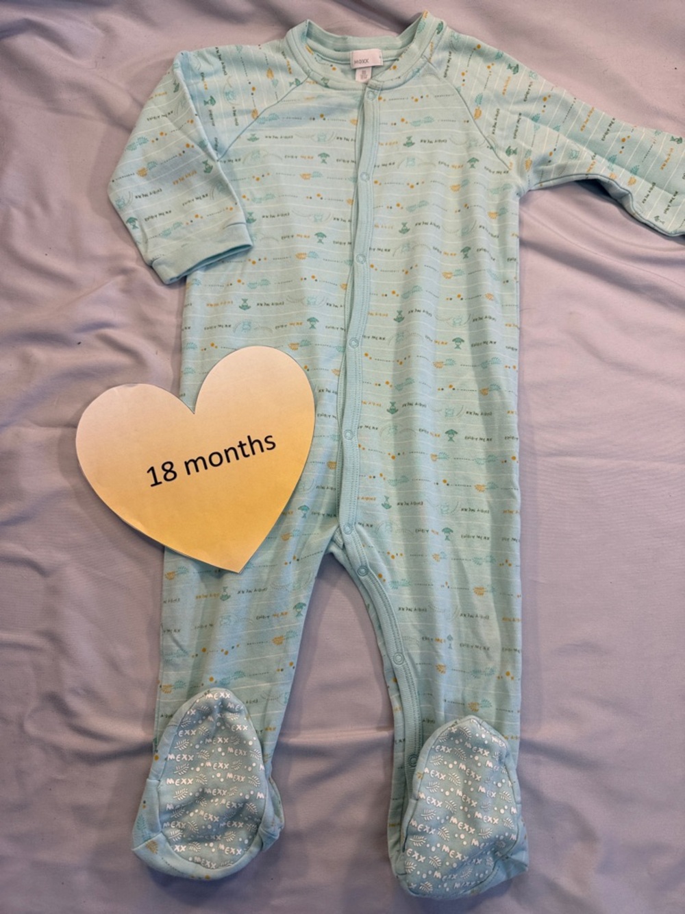 Mexx - footed sleeper. Size 18 months